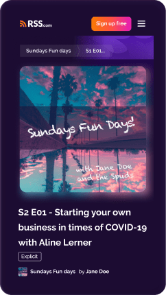 Website page iphone mockup